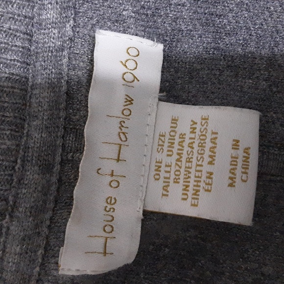 House of hallow 1960 poncho women one size striped soft thick minimalist boho - Picture 8 of 10